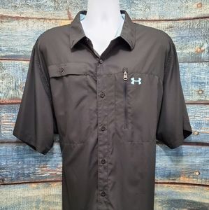 Under Armour Heat Gear Black Vented Loose Fit Butt